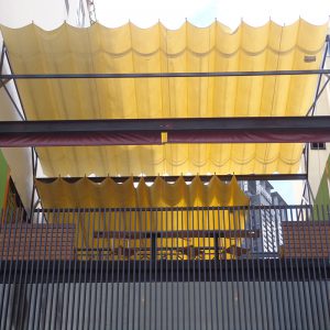 Mẫu mái xếp lượn sóng - Ms:01