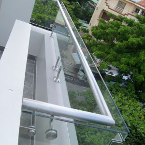 Mẫu lan can kính - Ms:01