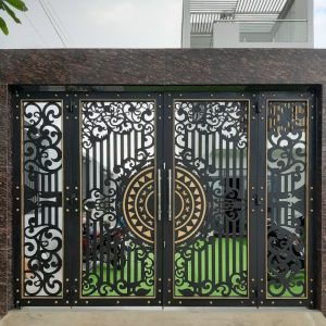 Mẫu cửa cổng sắt CNC - Ms:02
