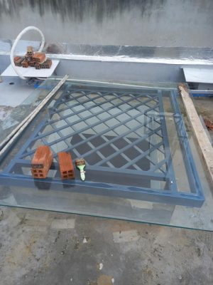 Dịch vụ làm khung bảo vệ giếng trời tại quận Bình Thạnh
