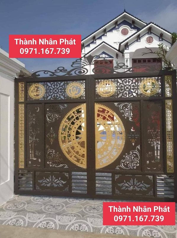Dịch vụ làm cửa sắt CNC đẹp Dịch vụ làm cửa sắt CNC đẹp
