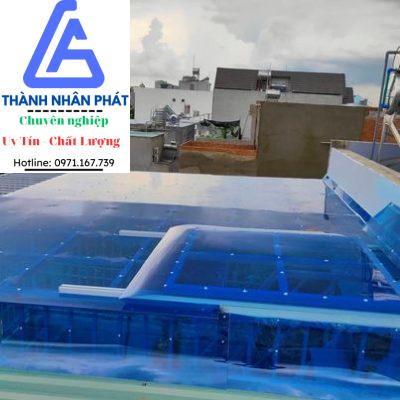 Thi công mái poly nhựa tại quận 2