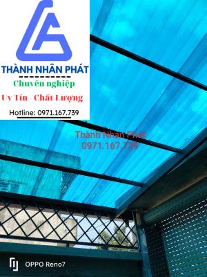 Thi công mái che poly tại Đồng Nai