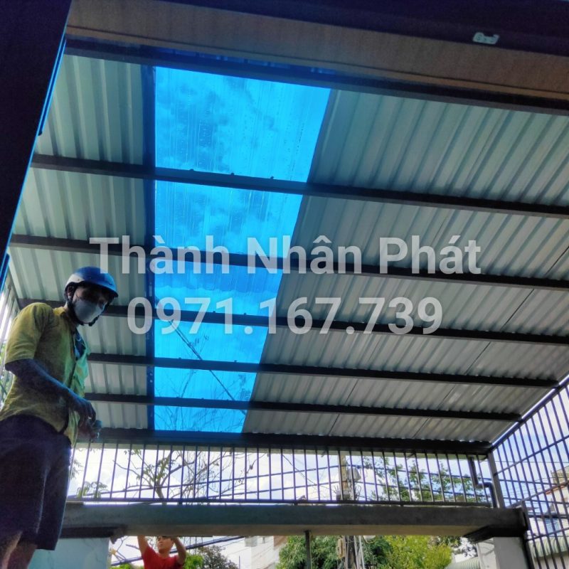 Thi công mái tôn tại Dĩ An