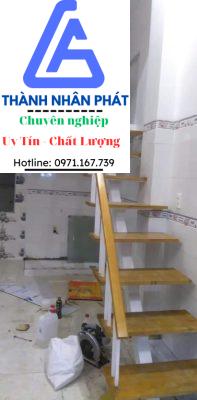 Thi công cầu thang sắt tại quận 6
