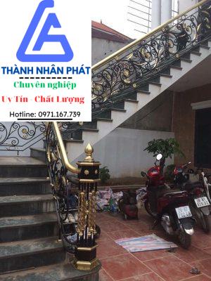 làm lan can cầu thang sắt tại thuận an